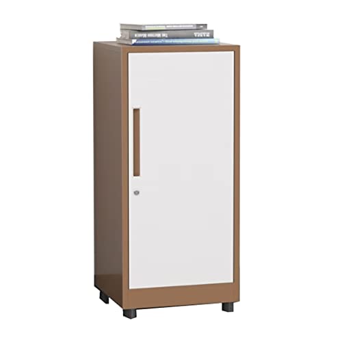 Archiviatore verticale chiudibile, soluzione di archiviazione sicura per ufficio e casa, organizer per documenti e forniture compatto ed elegante