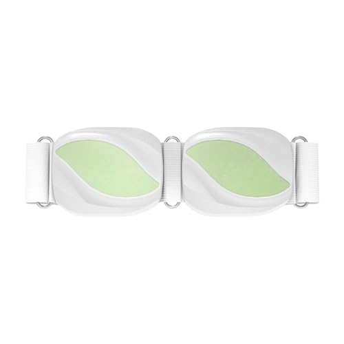 perfk Cinturón de Entrenamiento de Adelgazamiento inalámbrico Masajera Abdominal Multifuncional, conformación del Cuerpo para la Sala de Estar de la Sala de, Blanco Verde