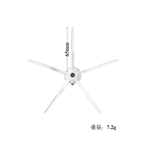 Robot Vacuum Cleaner Main Brush Side Brush Filter Dust Bag Mop Cloth,Compatible for Roborock Q7 Max / Q7 Max+ / T8 .Robot Vacuum Replacement Parts(2-pcs)