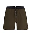 BOSS Herren Starfish Badeshorts aus recyceltem Material mit Kontrast-Logo Hellgrün XL