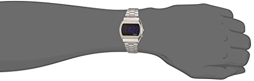Armitron Sport Retro Men's Digital Bracelet Watch, 40/8475, Silver, Digital, Quartz Movement