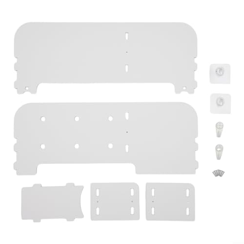 Étagère décodeur murale design blanc en composite premium