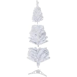 Christmas tree with plastic stand3 feetpvc white  urban country home decor