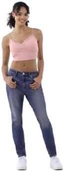No Boundaries Juniors High Rise Skinny Jeans US, Numeric, 12, Regular, Regular, Medium Wash