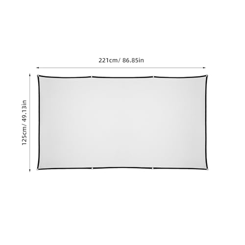Pantalla de proyección plegable Alipis 100 pulgadas 16:9 portátil miniatura 5