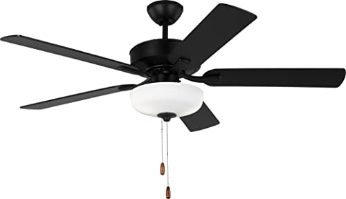 Monte Carlo Fans 5LD52MBKD Monte Carlo Fans-Linden-5 Blade Ceiling Fan
