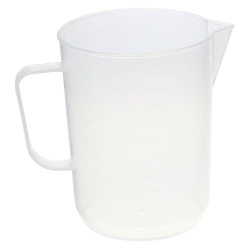 Vaso medidor de resina 1000 ml plástico silicona miniatura 4