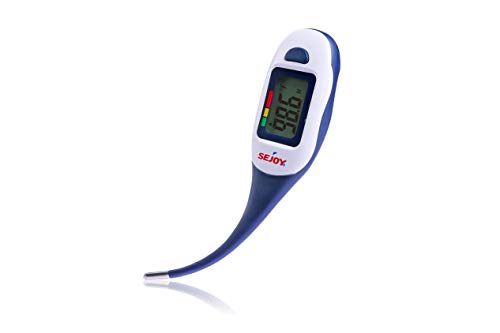 Digital Medical Thermometer, Fast Temperature Read, Electronic Fever Body Temperature, Flexible Tip, Oral