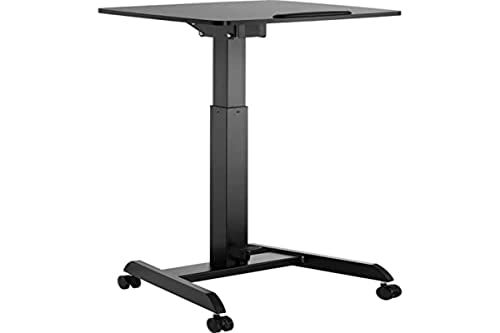 V7 DTM2SD Ht Adjust Sit Stand Laptop Deskstnd 60x52x75cm Gas Spring Lectern