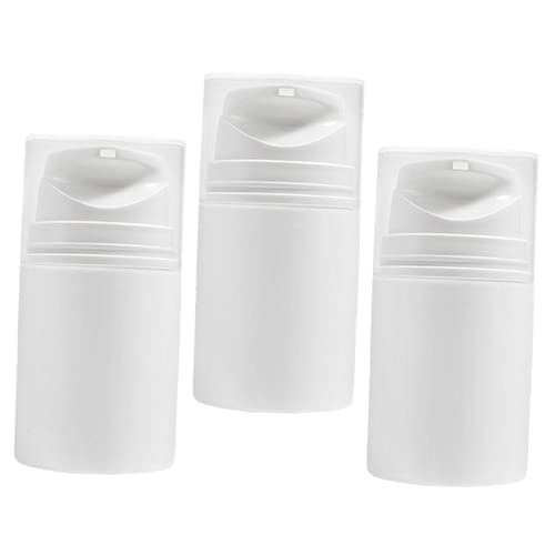 Happyyami 3Piezas Presión De Vacío Recargables para Cuidado Plástico Vacías para Cosméticos