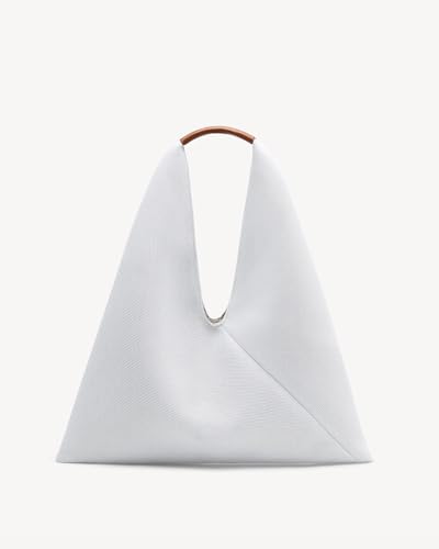 Image of NEWBELLA Anne Knitted Shoulder Hobo Bag City Chic Sporty Women Hobo Handbags (White)