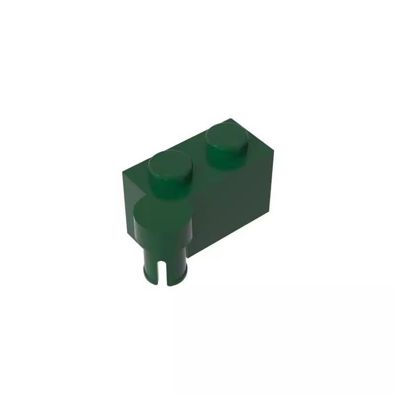 Gobricks 3830 Hinge Hinge Brick 1x4 [Upper] 50 Pieces GDS-810 Compatible with Lego Building Blocks Color:Dark Green — image 1