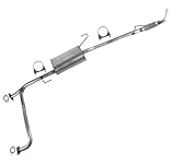 SleYuYir Exhaust Resonator Muffler Tail Pipe Exhaust Kit Compatible with Nissan Frontier 4.0L 2005-2019 Stainless Steel | Northeastern Exhaust | Free Gaskets and Clamps Included | Direct-Fit