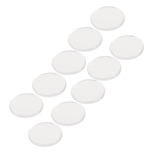 FOYTOKI Lash Grafting Adhesive Pad Set 10pcs Round Silicone Pads for Eyelash Extensions
