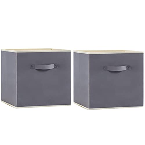 衣装ケース クローゼット 収納 カラーボックス 引き出し 収納ボックス 収納ケース 衣類収納ボックス 押入れ収納 2個セット 大容量 取っ手付き 不織布 折り畳み収納ボックス 衣類 収納バスケット 収納かご おもちゃ ケース 収納 小物入れ 雑貨かご (グ