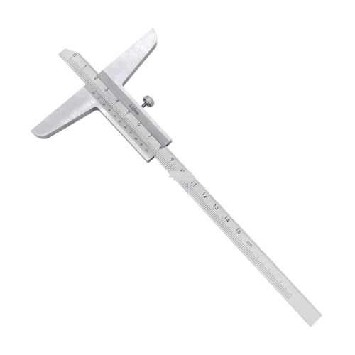 Calibrador Vernier de Acero 0-150mm con Regla Doble y Medidor de Dial