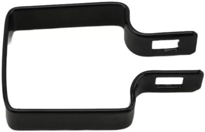 2" x 2" Black Square Brace Bands Powder Coated Galvanized Steel (Pack of 10)