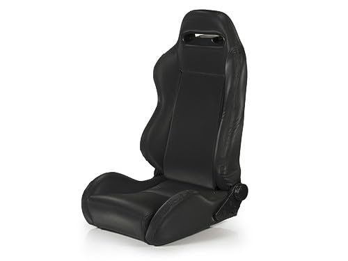Siège sport Avant Jeep CJ Wrangler 76-06 Noir 1630.03