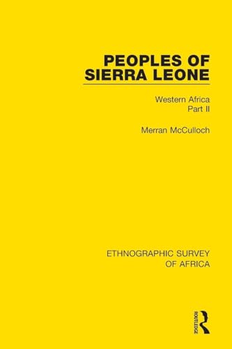 Peoples of Sierra Leone (Ethnographic Survey of Africa)
