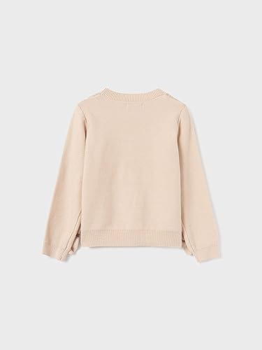 Abel & Lula Structered Sweater for Girls Beige2