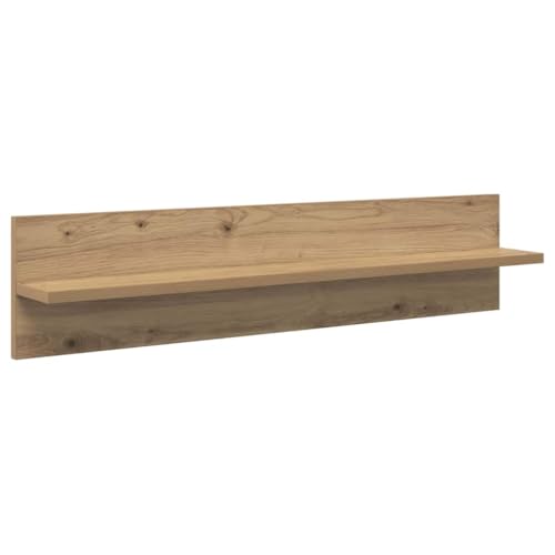 Étagère murale en chêne lot de 4 pour habiller un mur vide et optimiser le rangement
