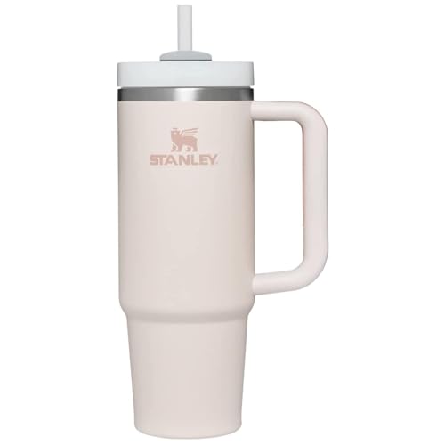 40oz Tumbler with Handle,Stanle Logo Cup with Straw,Travel Coffee Mug,Stanleys Cups Stainless Steel Thermos Mugs,Travel Cup for Hot/Cold Drinks Leakproof Vacuum Insulated