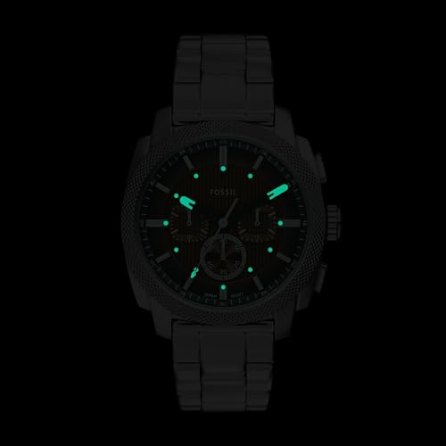 Image of Fossil Men's Watch, Machine Stainless Steel Chronograph Watch for Men
