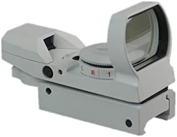White Color Finished Holographic Reflex Both Red and Green & 4 Reticals for Picatinny/Weaver