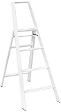 Hasegawa Ladders ML2.0-4WH Lucano Step Ladder, White