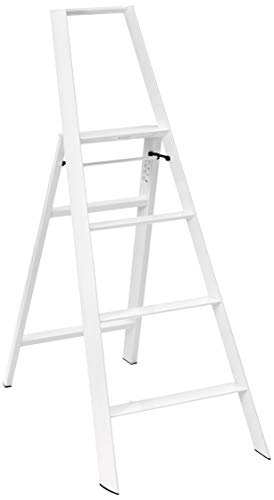 Hasegawa Ladders Lucano Step Ladder, 4, White