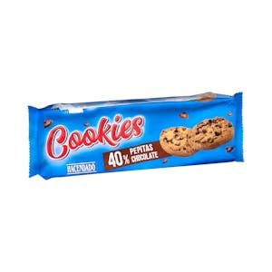 Galletas Cookies Hacendado 40% pepitas de chocolate Paquete 225 g Pack 2