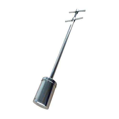 SRNSAEB Stainless Steel Water Sampler Dipper Press Type, 100/200/ 500/800/ 1000 Ml Sampling Cup On Pole for Environmental Monitoring, 1.6ft 3.3ft Liquid Collection Rod(50cm/1.6ft,100ml)