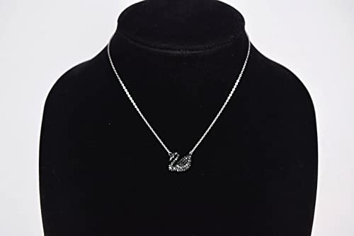 Swarovski Iconic Swan Pendant Necklace Black/Teal One Size2