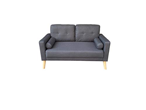 MUEBLIX.COM Sofa Celia 2 plazas - Antracita