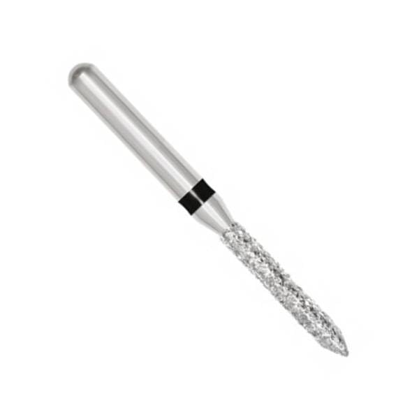 SS White 91380-5 Revelation FG 885-012SC-S Short Shank Beveled Cylinder Super Coarse Grit Diamond Burs 5/Pk
