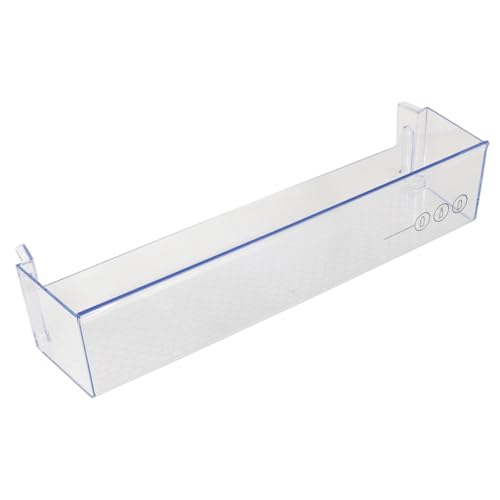 SPARES2GO Lower Door Bottle Shelf Bottom Rack for Beko Fridge (430mm x 115mm x 90mm)