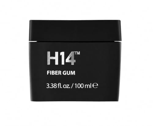 H14 Fiber Gum for Men 3.38 oz / 100 ml – Medium Hold Styling Cream with Beeswax & Corn Starch – Lightweight Hair Fiber for Volume, Texture & Satin Finish – Made in Europe image 5