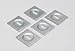 Legrand-Cablofil CE40EZ Washer CE40EZ-SQUARE Splice WASHER-25/CS