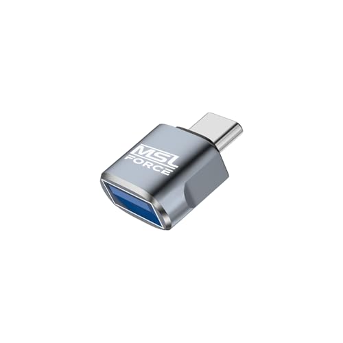 日本の中小企業 MSL FORCE Type-C (オス) to Type-A (メス) 480Mbps データ転送 コンパクト 変換アダプター OTG対応 uc0113 USB-Cオス to USB-Aメス