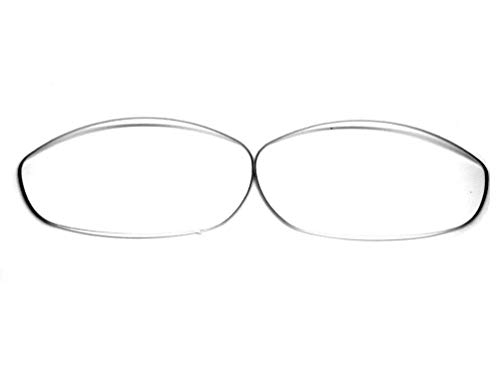 Galaxy Replacement Lenses for Oakley Monster Dog Crystal Clear Color 100% UVAB