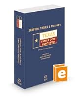 Sampson, Tindall & England's Texas Family Code Annotated, 2023 ed. 1668714183 Book Cover