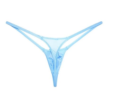 Sexy Men's Gloss Gay Underwear G-Strings Thong Shiny Low-waisted High Elasticity Lingerie3