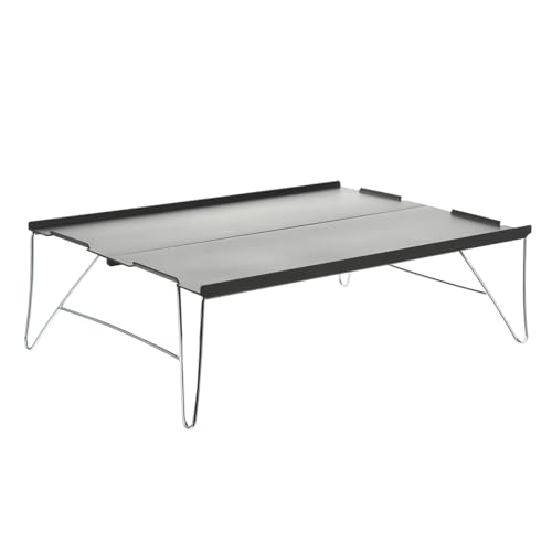 Table pliante aluminium SOIMISS compacte pour stabiliser vos repas - 2