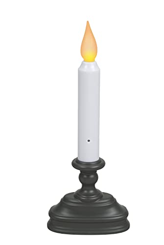 Xodus Innovations Fpc1320A-6 Battery Operated 8.5 Inch Led Window Candle With Dusk To Dawn Sensor And Choice Of White Or Amber Flame, Aged Bronze/Black #TOP2
