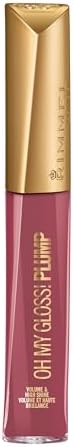 Rimmel Stay Plumped Lip Gloss, 211 Mauve Mama, Pack of 1