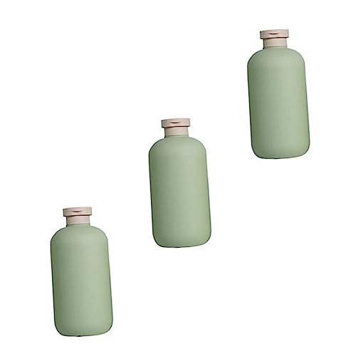 iplusmile 3 Piezas Gel De Ducha Embotellado Botella De Repuesto para Gel De Baño Champú Tamaño Viaje Mini Botella De Agua Botellas De Champú De Viaje Botellas De Viaje De Aseo Páginas Green