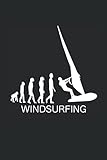  Windsurfing: Notebook with 120 pages (lined), 6x9 inches (15,24 x 22,86 cm)