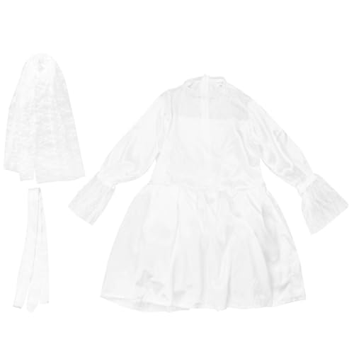 Costume de Marié Homme Blanc en Dacron Ensemble 1 Set Tenue Habillée Spectacle et Fête