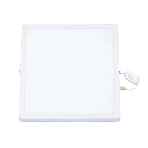 YASTA Plafoniera Led Soffitto 24w Quadrata Luce Naturale Pannello Luminoso 27x27 Applique Da Parete Interno Faretto Led 4000k