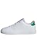 adidas Advantage Base 2.0 Shoes Junior, Scarpe da Tennis, Cloud White/Cloud White/Green, 39 1/3 EU immagine